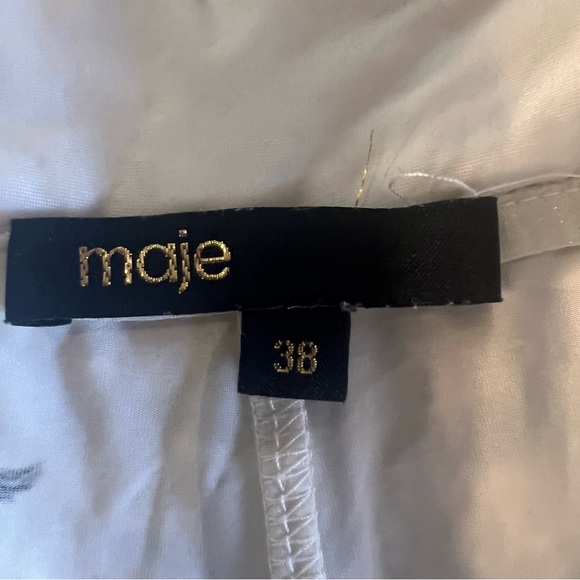 Maje Crochet & sequin high waist bohemian shorts size 38 US M like new condition - Picture 12 of 15